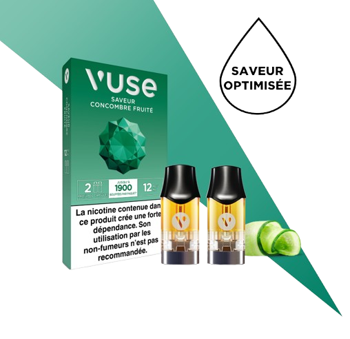 CAPSULES EPOD VUSE Saveur Concombre Fruité