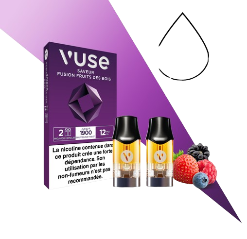 VUSE CAPSULES EPOD Saveur Fruits des Bois