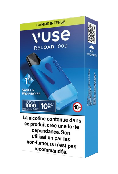 VUSE RELOAD 1000 BOX Saveur Framboise