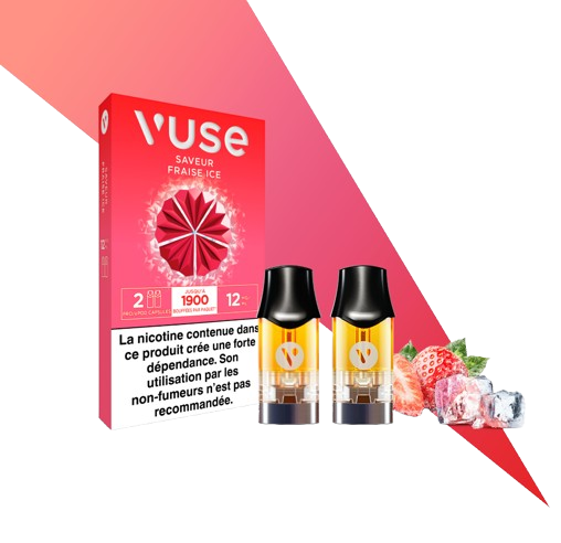 CAPSULES EPOD VUSE Saveur Fraise Ice